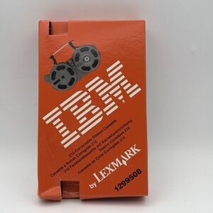 IBM Lexmark 210 Correctable Ribbon Cassette Black 1299508